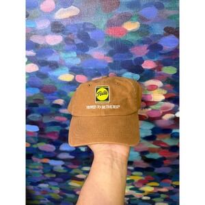 Pella Windows and Doors Vintage Brown Snapback Hat Logo Patch Workwear Cap